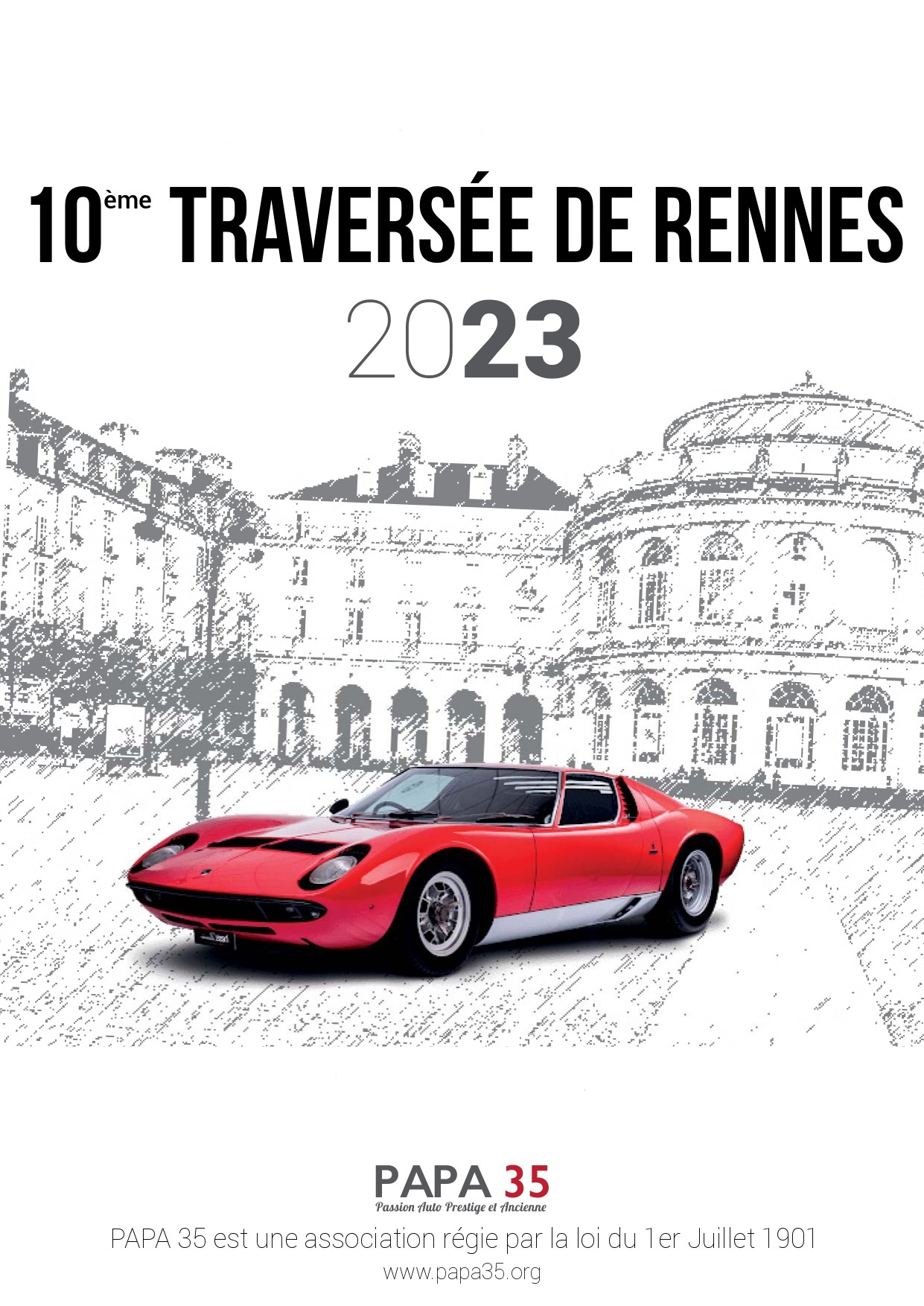 Affiche Traversee de Rennes