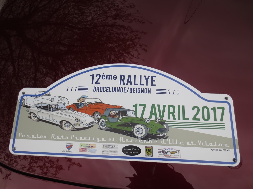 Plaque Rallye