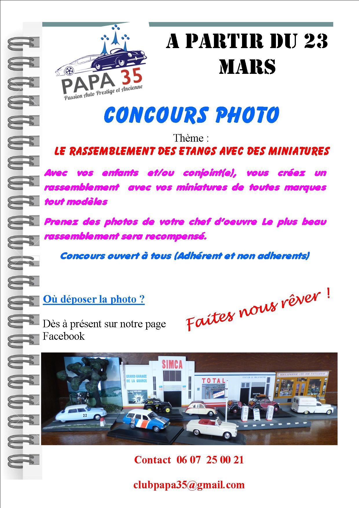 Jeu concours photo