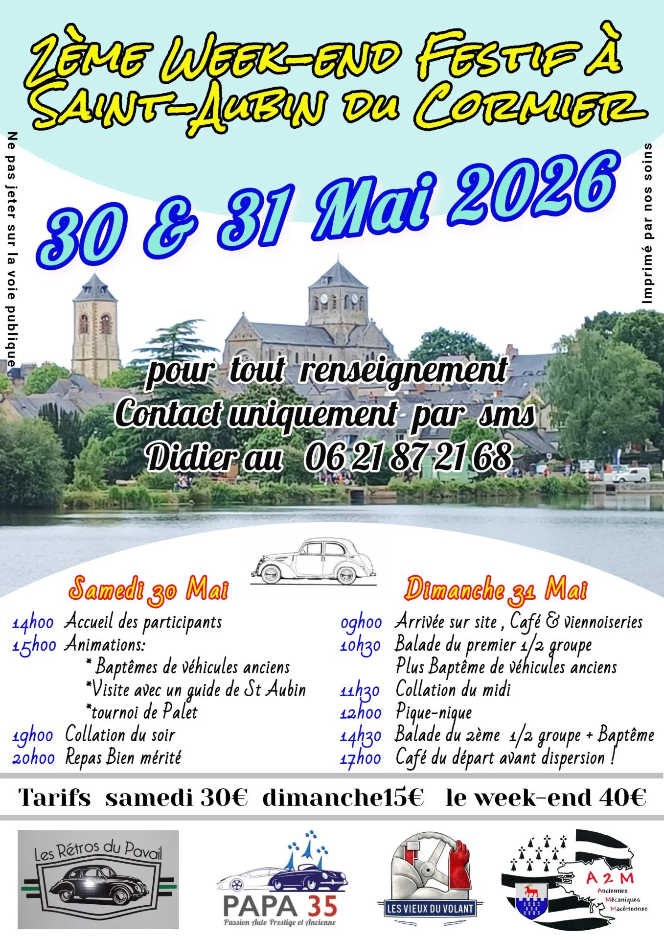 Affiche WE St Aubin 2026