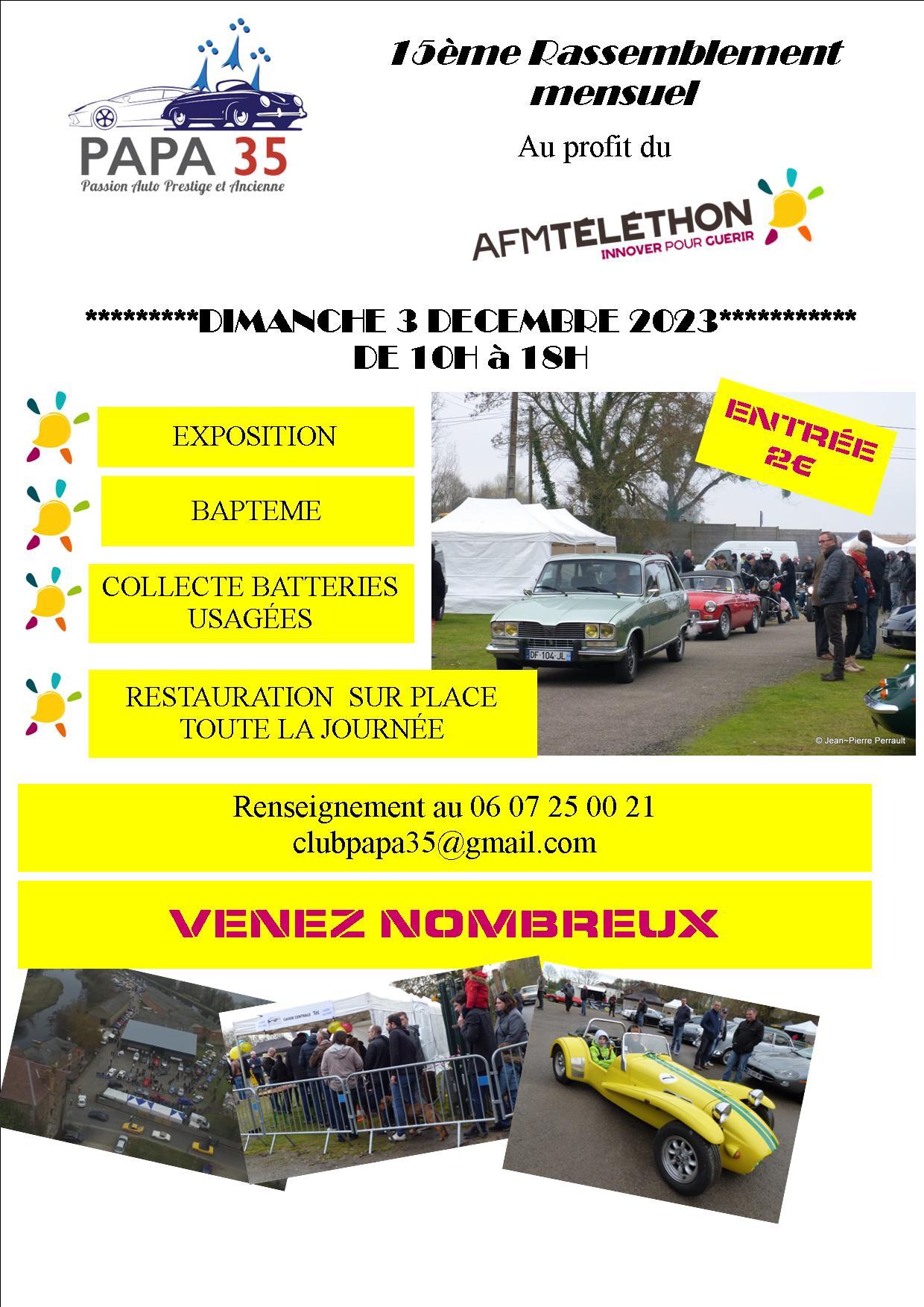 Affiche telethon 2023