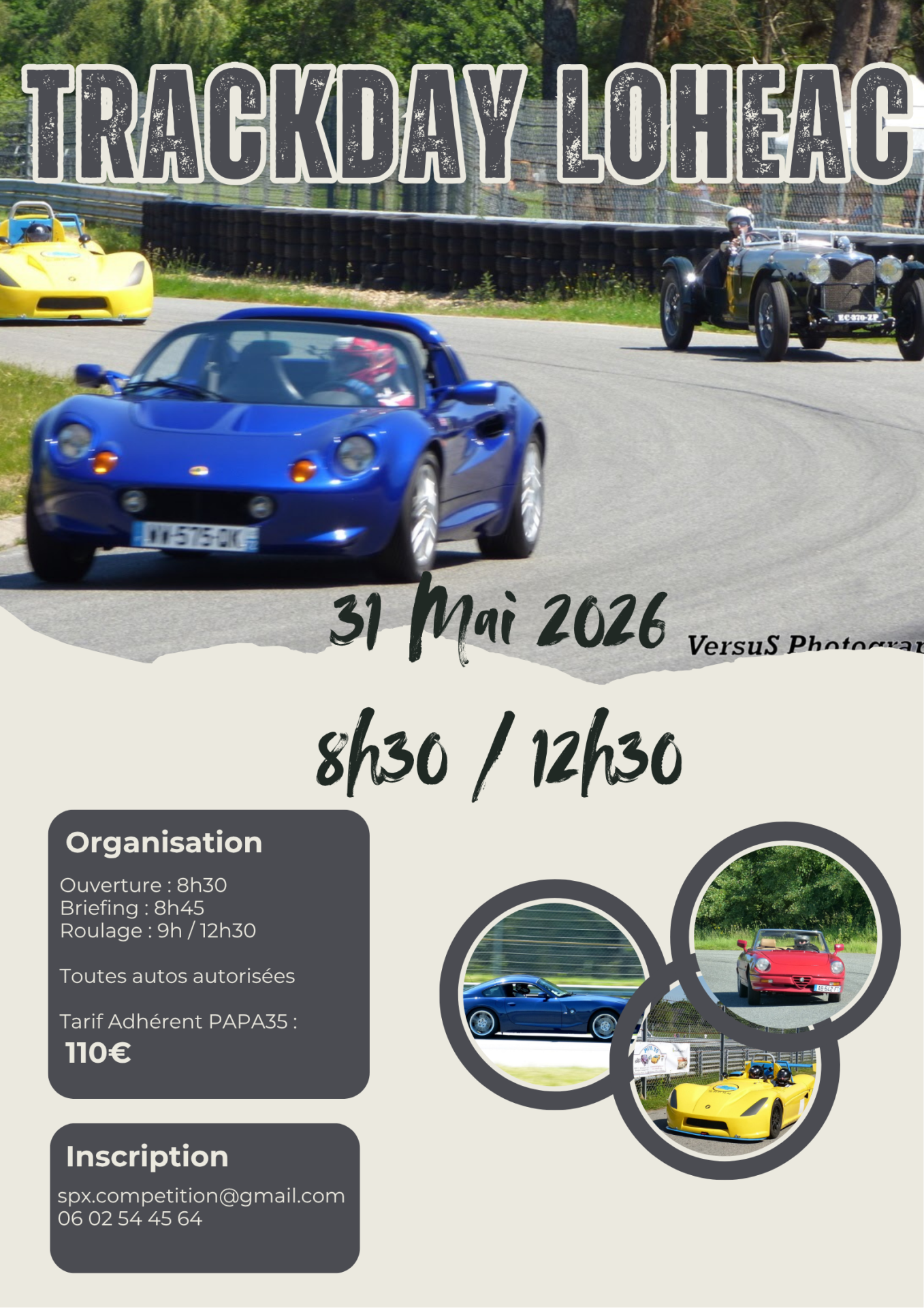 Trackday loheac 2026