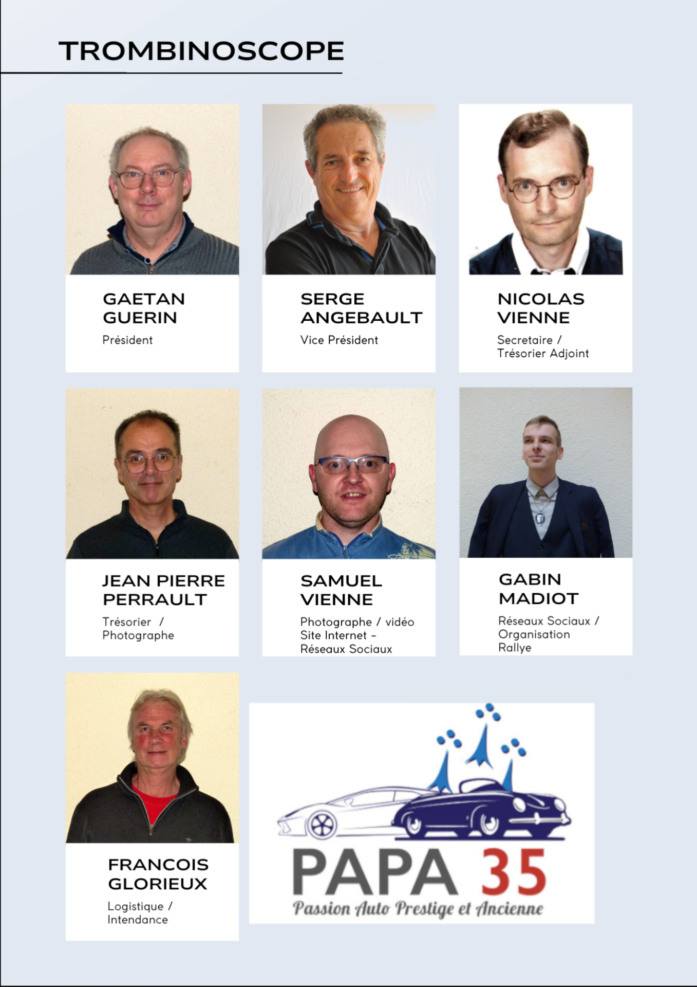 Trombi bureau papa35 2026